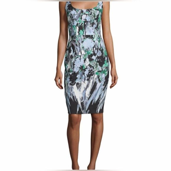 Milly Floral Print Sleeveless Dress size 10 - Picture 1 of 8